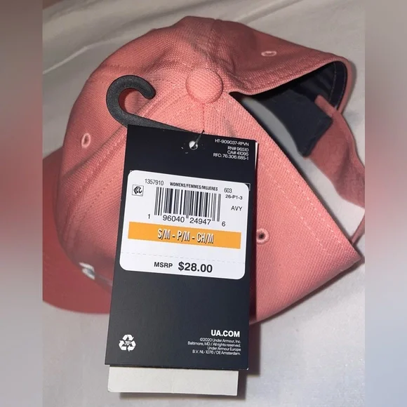 NWT UNDER ARMOUR WOMEN’S MULTI HAIR CAP AVY - Picture 5 of 11